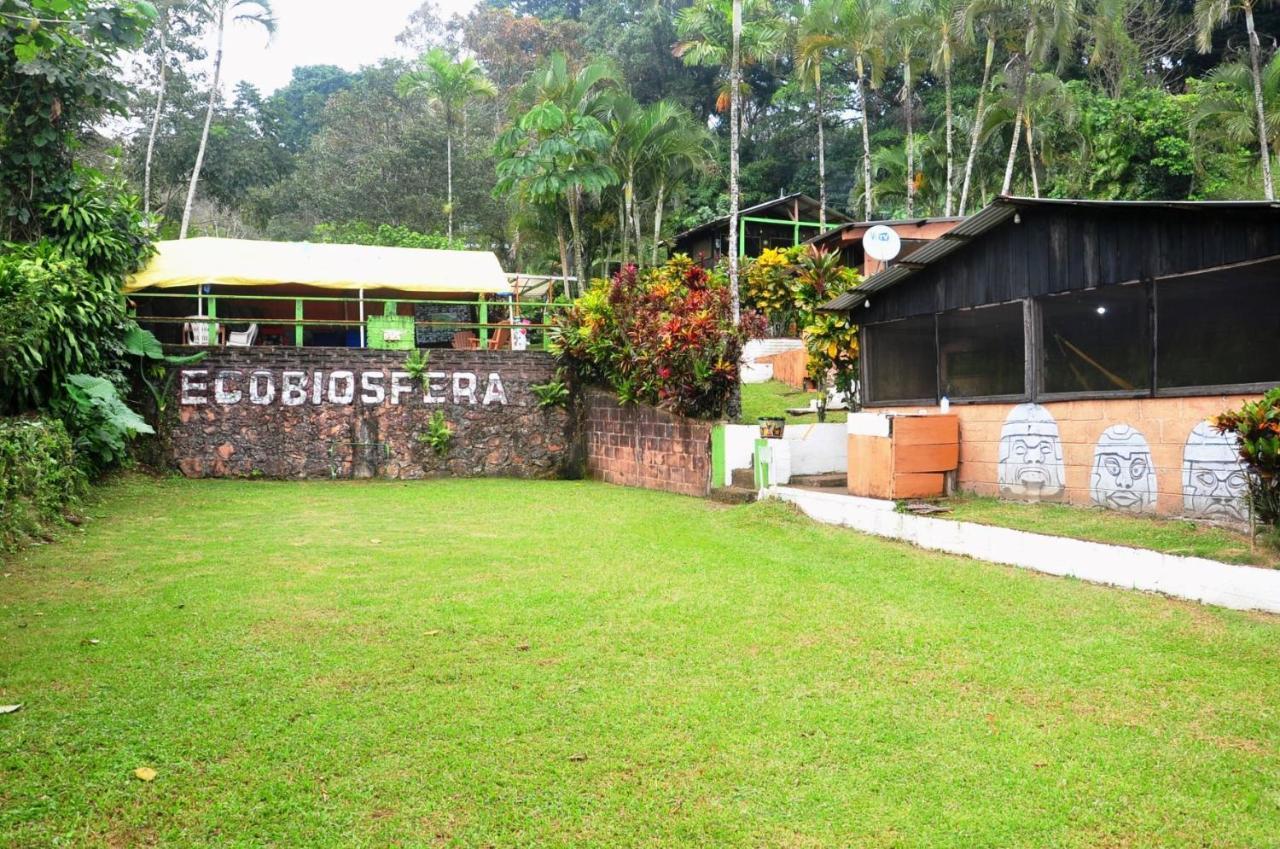 Ecobiosfera Hotell Catemaco Exteriör bild